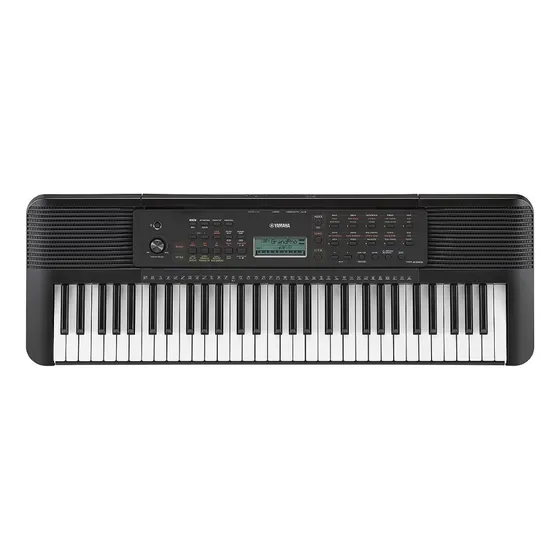 Teclado Musical Yamaha 61 Teclas Psr E283 Lcd C/ Modo Estudo