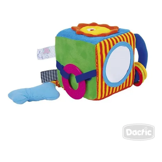 Juguete Sensorial Cubo Interactivo De Tela Dactic