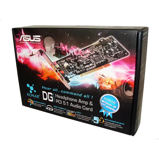 Tarjeta De Sonido Pci Asus Xonar Dg 5.1 Con Amplificador