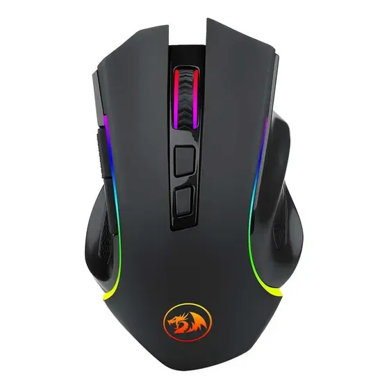 Mouse Gamer Redragon Griffin Sem Fio Óptico Preto