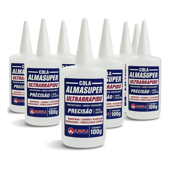 24 Colas Almasuper Instantânea 100g - Almata