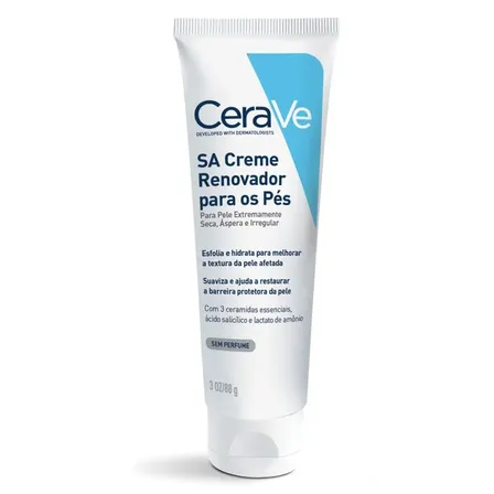 Cerave Creme Renovador Para Os Pés 88g Neutra