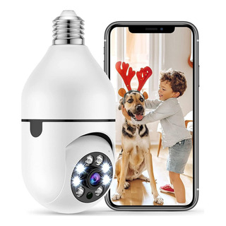 Cámara De Seguridad Wifi 360° 1080p E27 Con Visión De Alarma Cámara De Seguridad Wifi 360° 1080p E27 Con Visión De Alarma
