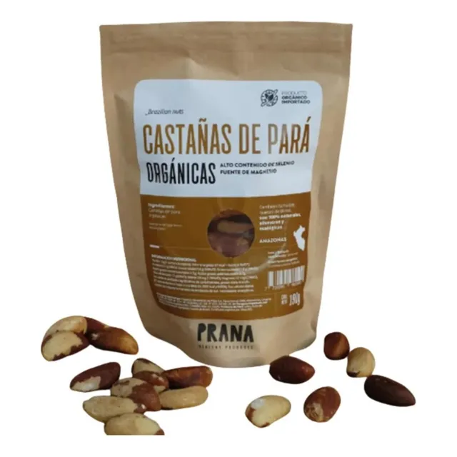 Castañas De Pará Orgánicas 190 Grs.