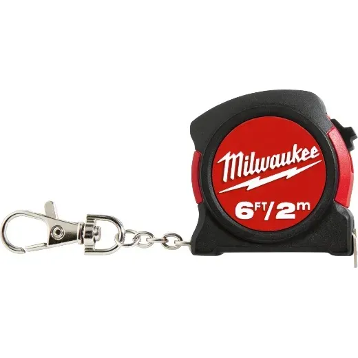 Mini Flexómetro Milwaukee 48225506n Llavero 2 Metros