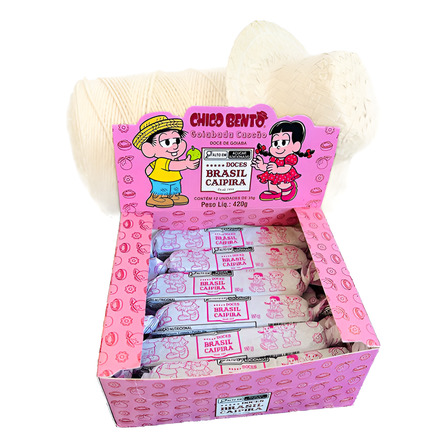 Chico Bento Goiabada Cascão - Display 420g Chico Bento Goiabada Cascão - Display 420g