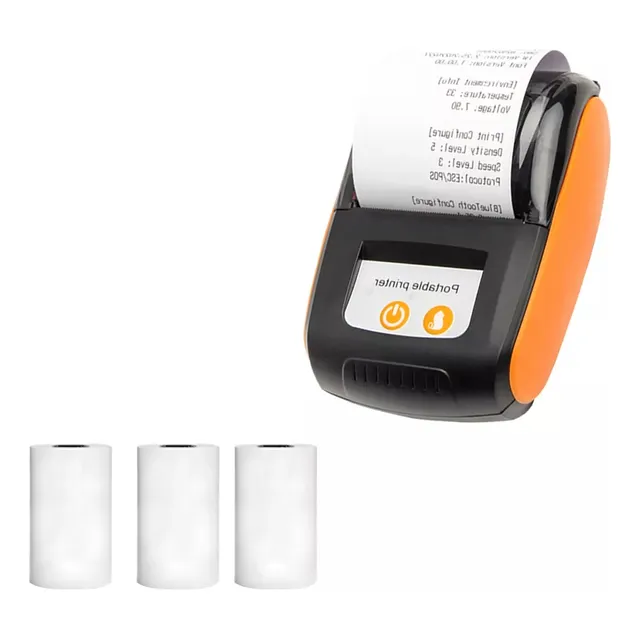Cyrene Impresora Térmica De Tickets Bluetooth Inalámbrica 58mm Picture Color