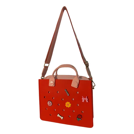 Carteras Estilo Crocs De Goma Modelo Exclusivo (forro)