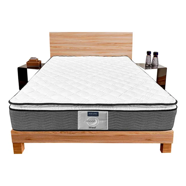Colchón Individual Restonic Resortes Bonnell Ortopédico Antiácaros Semi Firme Con Colchoneta Superior