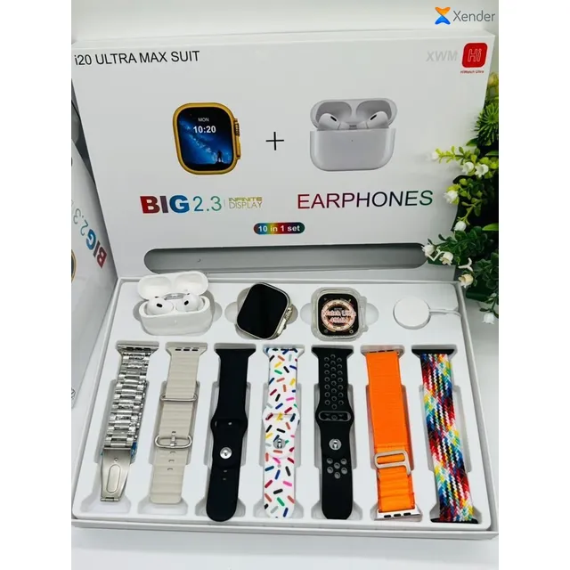 Reloj Inteligente 10 En 1  I20 Ultra ( Incluye AirPods)