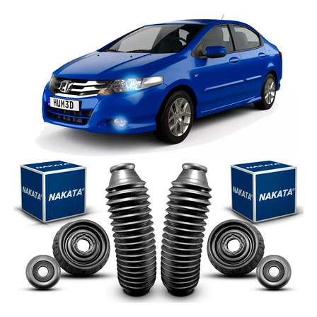 Par Kit Suspensão Dianteira Nakata Honda City 2009 2010 2011 Par Kit Suspensão Dianteira Nakata Honda City 2009 2010 2011