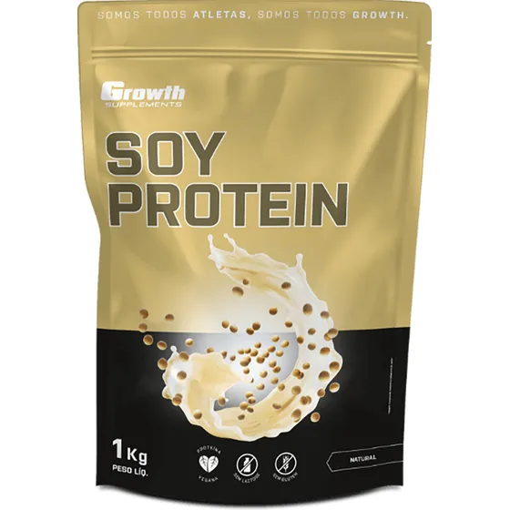 Proteína Isolada Da Soja 1kg - Growth Supplements