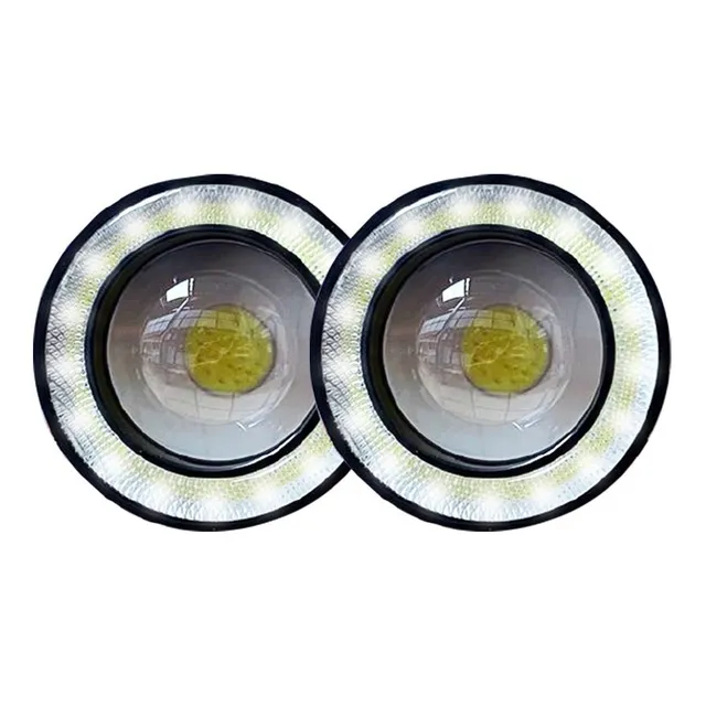 Faro Auxiliar Con Lupa Busca Huella Led Ojo De Angel 3200 Lm