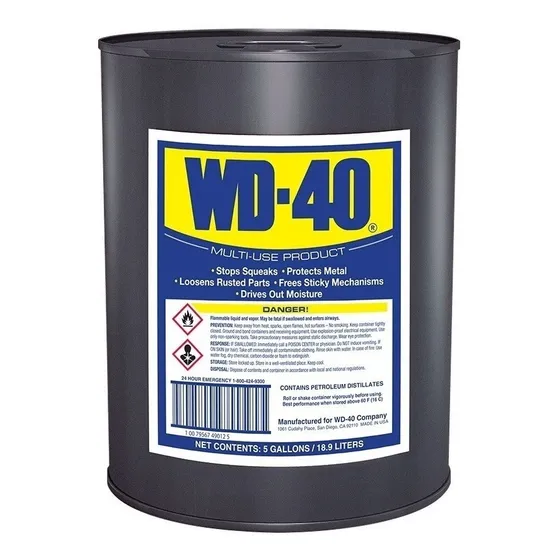 Bike Wd-40 Lubricante De Cadenas Seco 5 Galones