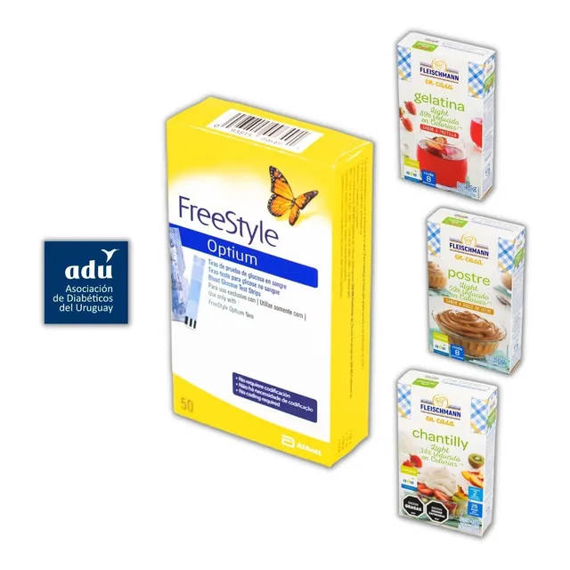 Freestyle Optium X50 Tiras Glucosa En Sangre | Diabetes  Adu