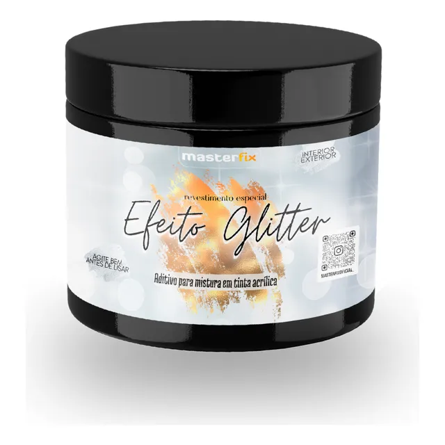 Efeito Glitter Brilho Gel P/tintas Masterfix