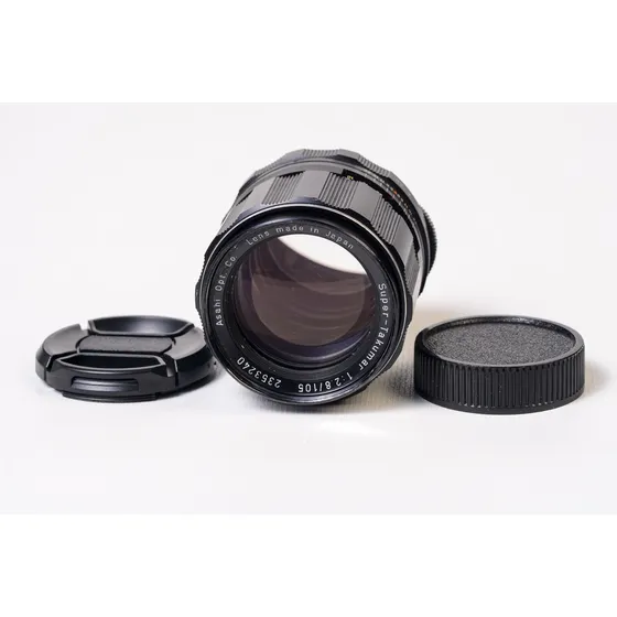 Lente Super Takumar 105mm F/2.8 M42 Preto