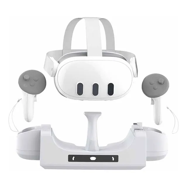 Base De Cargador De Casco Meta Quest3 Vr Montada En La Pared