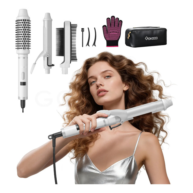 Modelador De Cachos 3 Em 1 Gokoco Gd034 Controle Temperatura