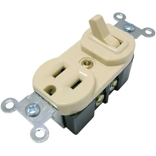 Apagador Combinado Aterrizado 15a 127v Surtek 136551