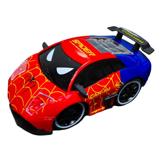 Auto A Radio Control Remoto Avengers Con Luz Juguete A Pila