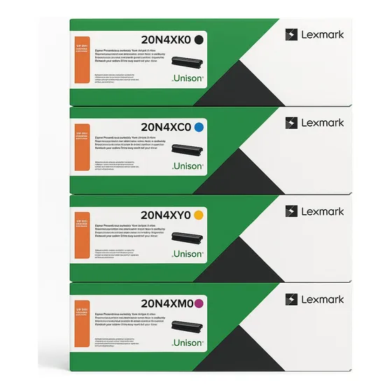 Kit 4x Cartucho Toner Original Lexmark Cs431dw Cx431adw + Nf