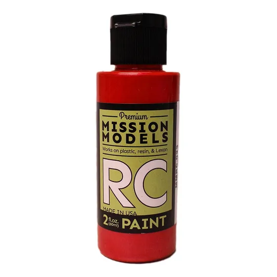 Models Mmrc-023 Pintura Rc Base Agua Botella 2 Onza Rojo