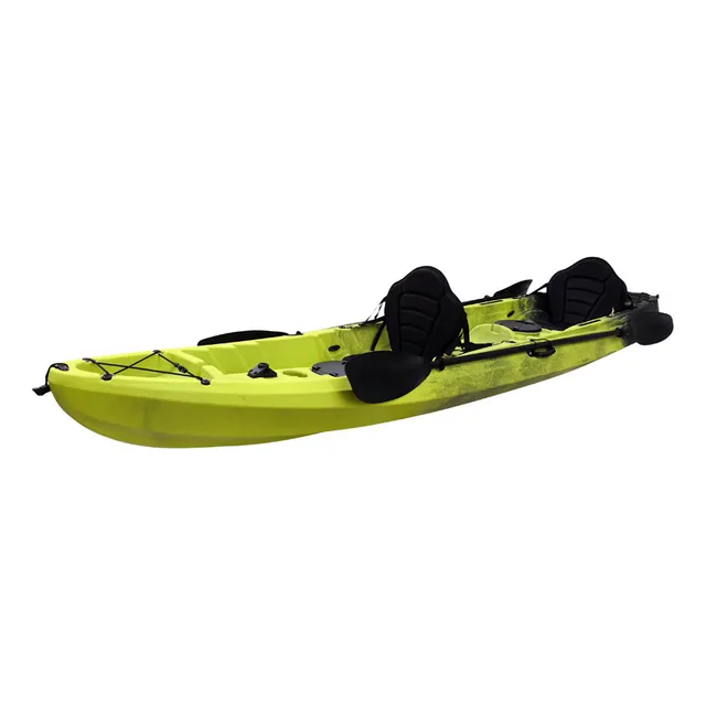 Kayak Doble Amberjack 120t 12 Pies, Con 2 Remos Y 2 Asientos