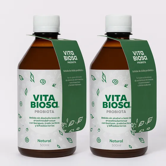 Pack X2 Vita Biosa Probiótico Sabor Natural 500ml