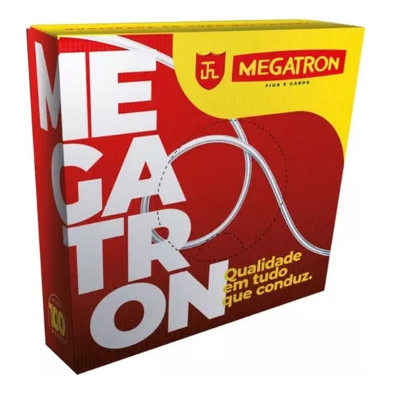 Cabo Coaxial Megatron Rf4mm + Bipolar 2x26 Awg 100m