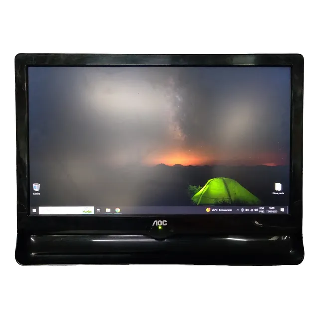 Monitor Led Aoc 18,5 Com Garantia C/ Força Vga