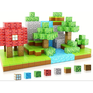 128pcs Creative Magnetic Building Blocks Pixel Art Kit 128pcs Creative Magnetic Building Blocks Pixel Art Kit
