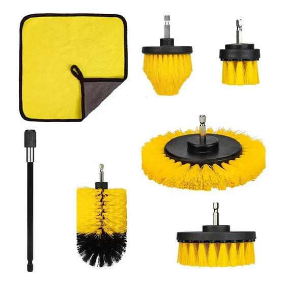 Accesorio De Cepillo De Taladro Kit De Detalles De Coche Con