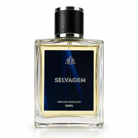 Perfume Versátil Selvagem Masculino 100ml | Fragrância Amadeirado Fresco | Amo Aroma