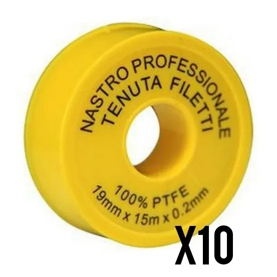 Teflon Profesional 3/4 X 15mts Pack De ( 10 Unidades )