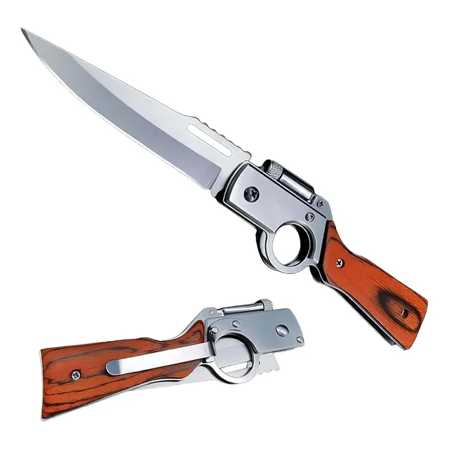 Navaja Cuchillo Automatico Cuchillo 3en1 Cortaplumas 16cm