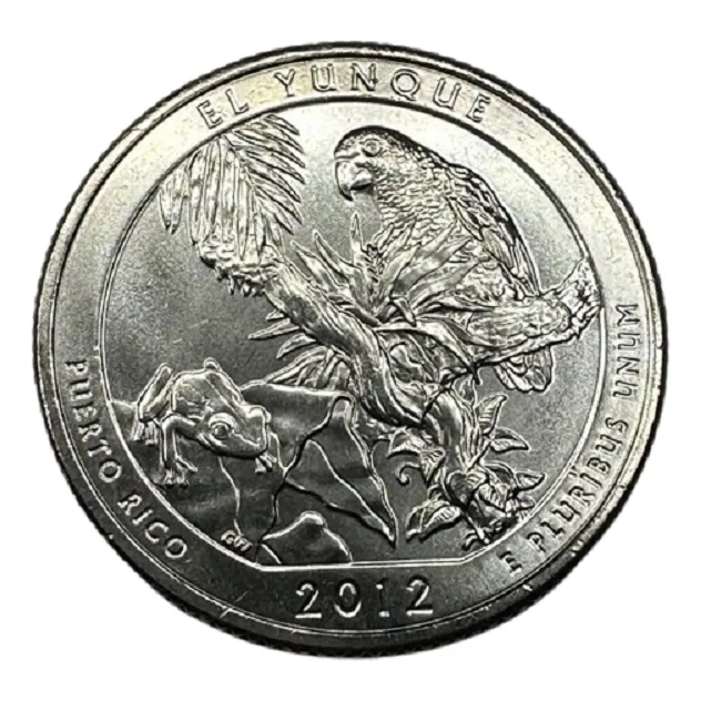 Quarter Dollar Puerto Rico 2012-s Unc