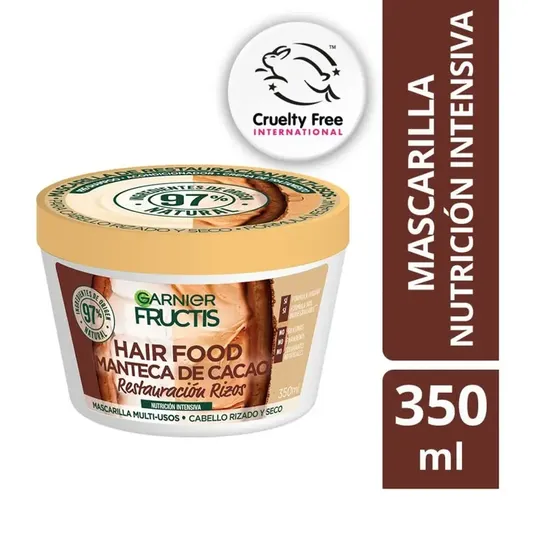 Mascarilla Garnier Fructis Hair Food Cacao 350ml | Cuotas sin interés