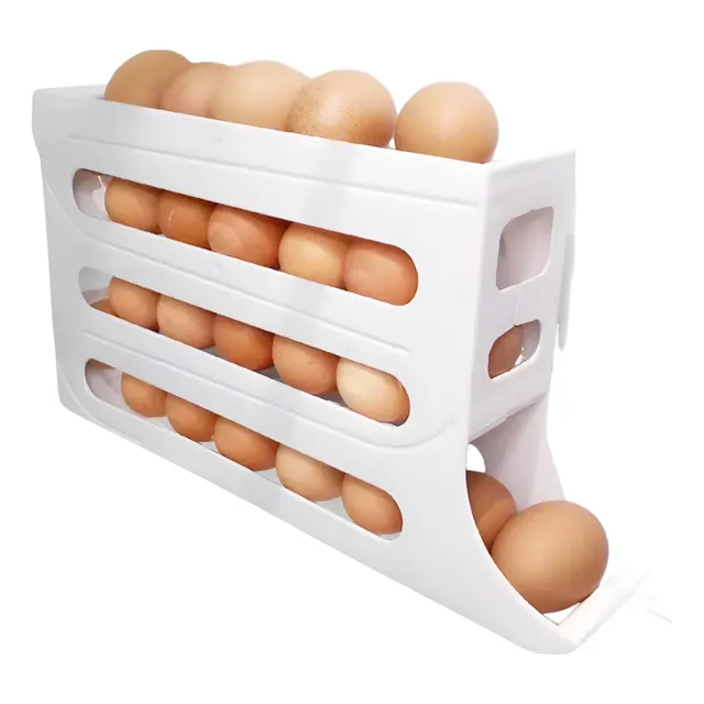 Organizador Bandeja Huevos Nevera Cocina Acrílico Resistente