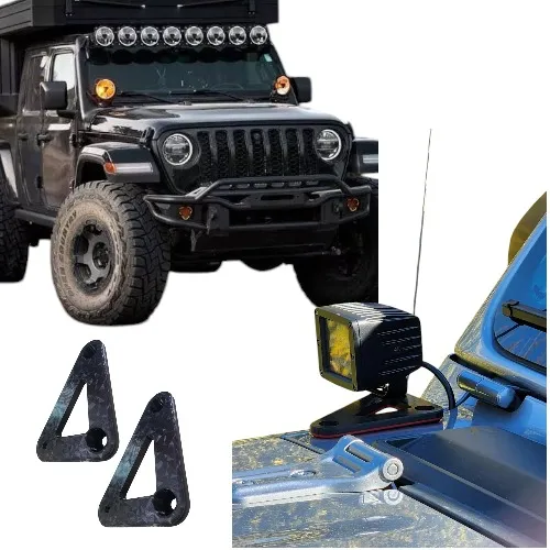 Par (2) Soportes De Montaje De Luz Para Jeep 2018/2024