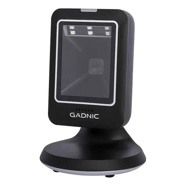 Lector Código De Barras Scanner Gadnic Omnidireccional Negro