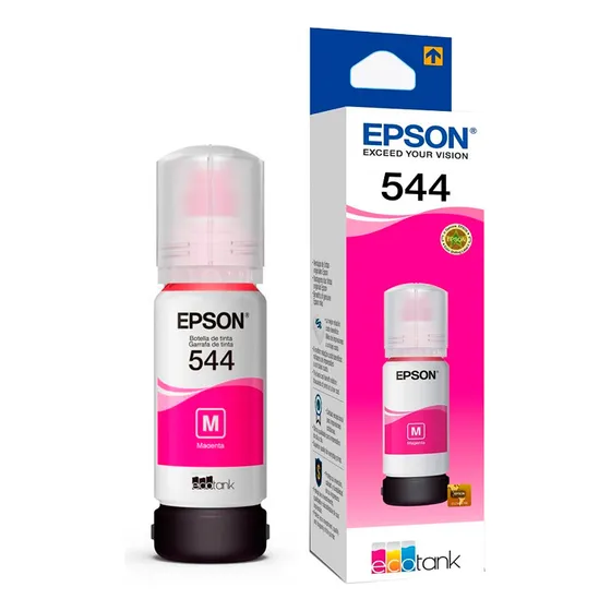 Botella De Tinta Epson T544 Magenta