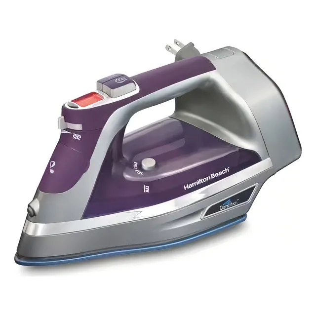 Plancha Ropa Cordon Retractil Vapor Hamilton Beach 19902r Color Morada