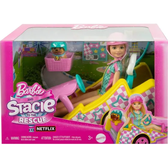 Barbie Stacie Vehiculo Al Rescate Go-kart