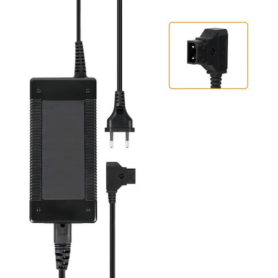Carregador D-tap 16.8v Para Baterias V-mount (bivolt) Cor Preto