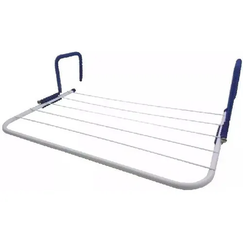 Tender Para Ropa De Balcon Ventana Pared Exterior Interior Color Metal
