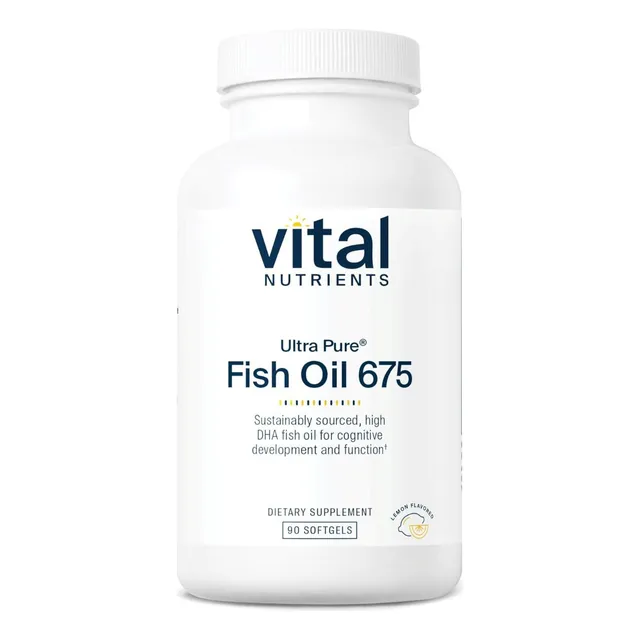 Aceite De Pescado 675 Ultra Puro Vital Nutrients 90 Softgel