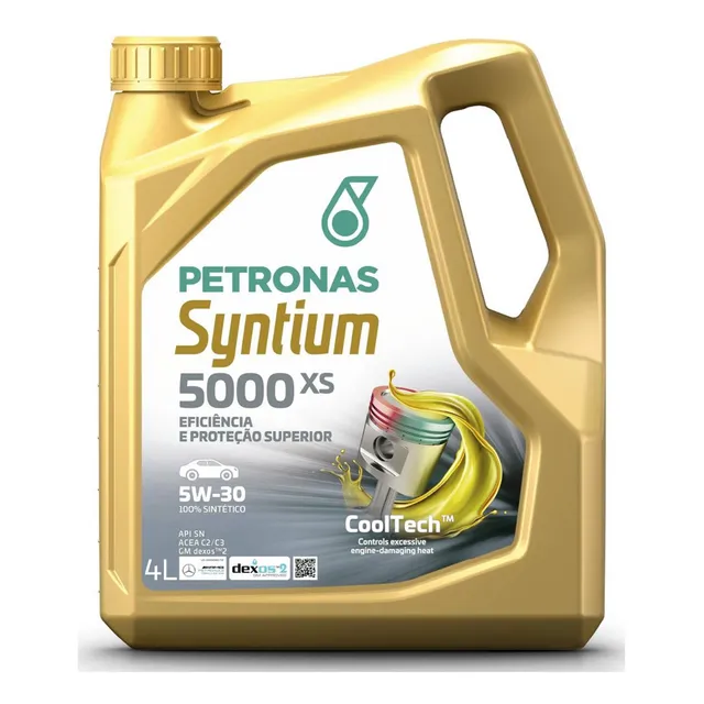 Aceite Mercedes-benz Amg Petronas 5w30 Sintético Syntium 5000 Xs 4 Lt