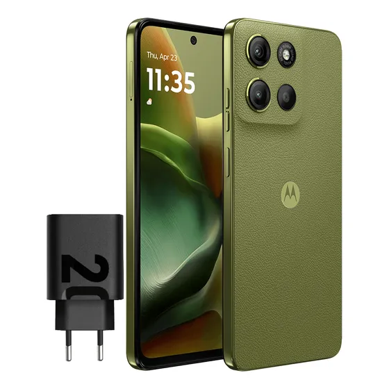 Motorola Moto G15 Dual Sim 256 GB/4GB Ram Hasta 12GB, Verde, NFC + Pantalla Gorilla Glass 3.