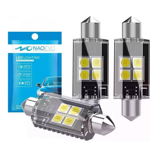 Led Smd 3030 De Salon - Interior Canbus Del Auto Premium